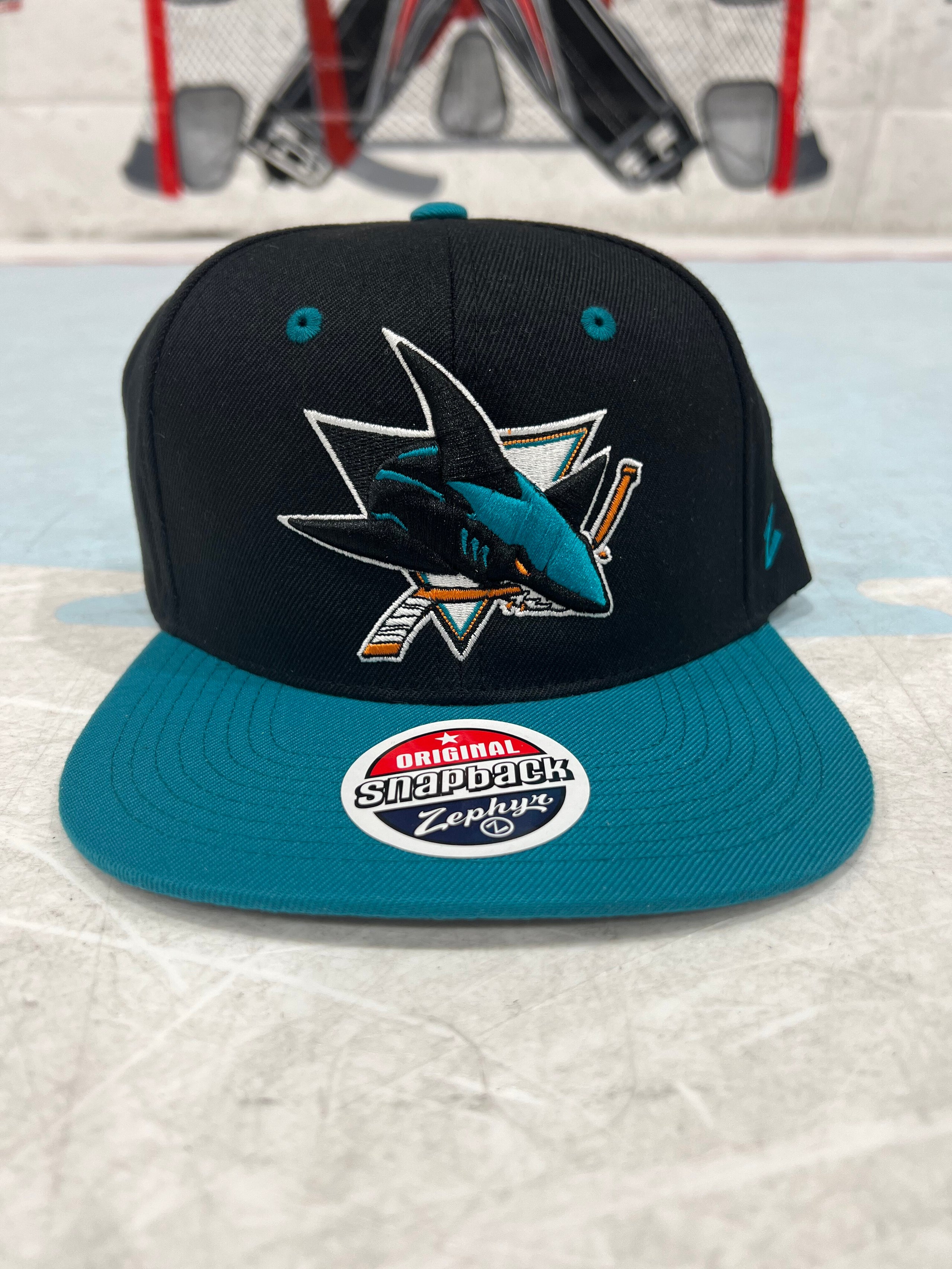 San jose 2025 sharks fitted hats